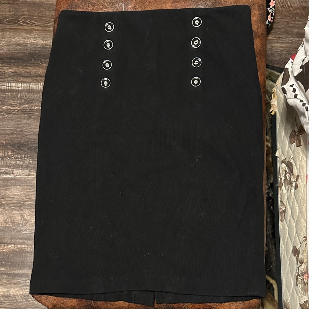 Ricki's Black Double-Button Pencil Skirt 2 for $15